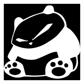 JDM Panda Decal (White)